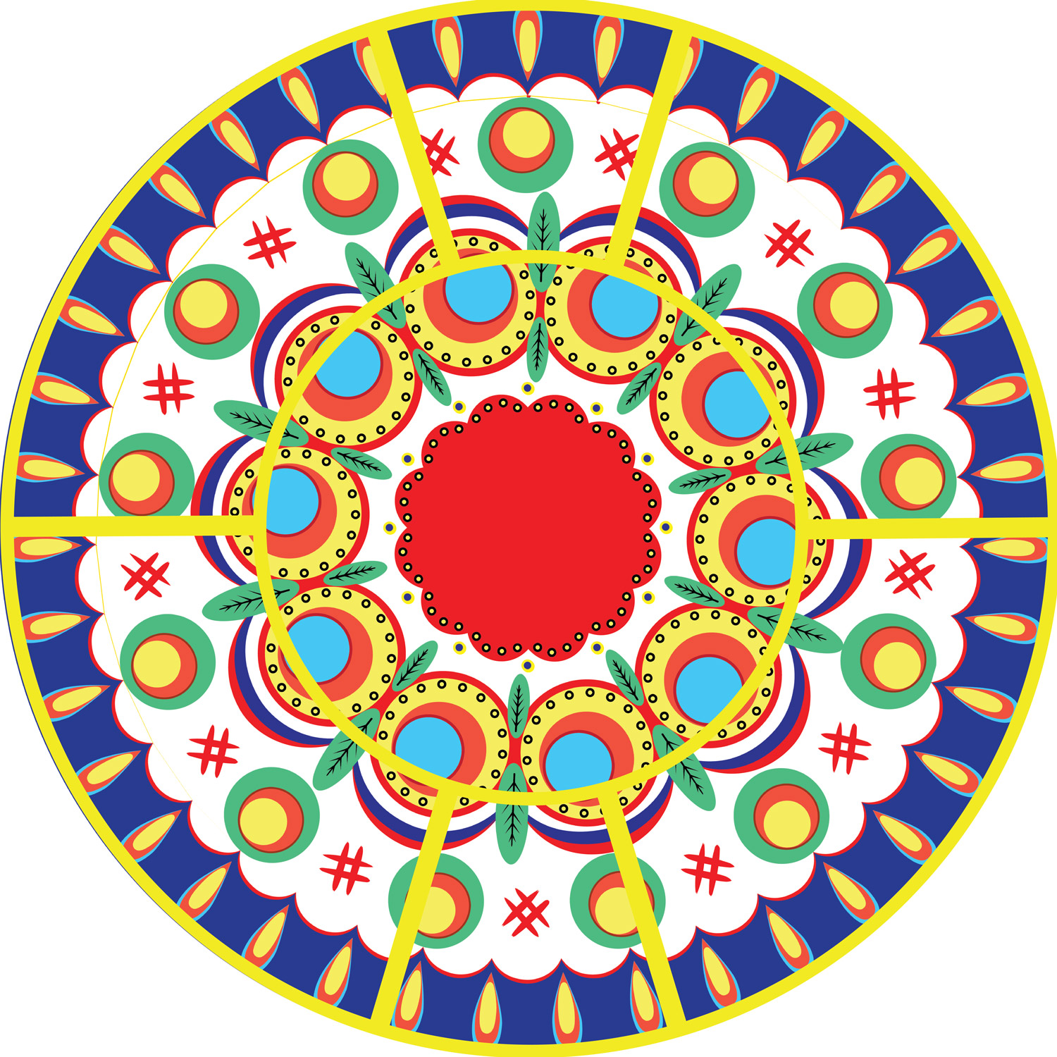 Ватрушка MSport 100 (ПВХ/ПВХ) принт